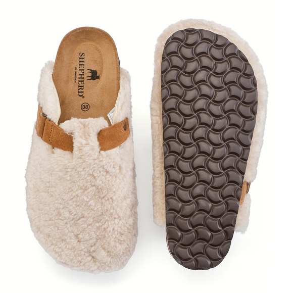 NWT Shepherd Of Sweden Roma Slippers - Creme - Picture 4 of 9